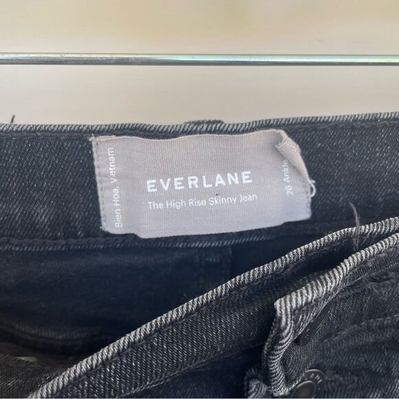Everlane High Rise Skinny Jeans Four Button Size 26 - Picture 4 of 9